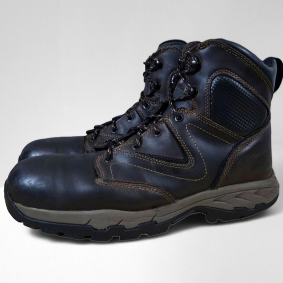 Red Wing Boot 2205 6 Inch Mens Shoe Mocha Brown Leather Aluminum Toe Size 13 - Picture 1 of 16